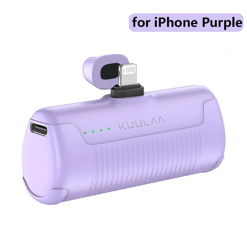Mini Power Bank – Batterie Externe Portable pour iPhone, Samsung & Xiaomi