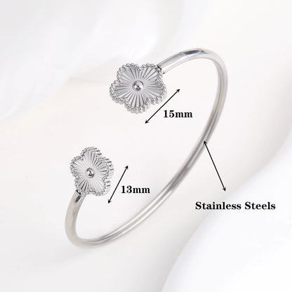 Bracelet Ouvert en Acier Inoxydable