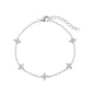 Collier Trèfle à Quatre Feuilles en Zircon – Plaqué Or 18K