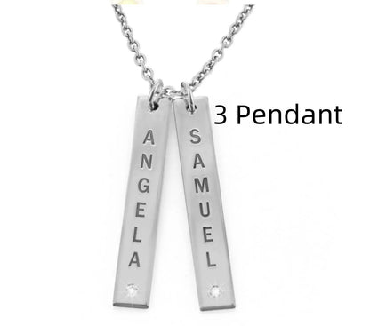 Collier Vertical Personnalisé – Cadeau Parfait