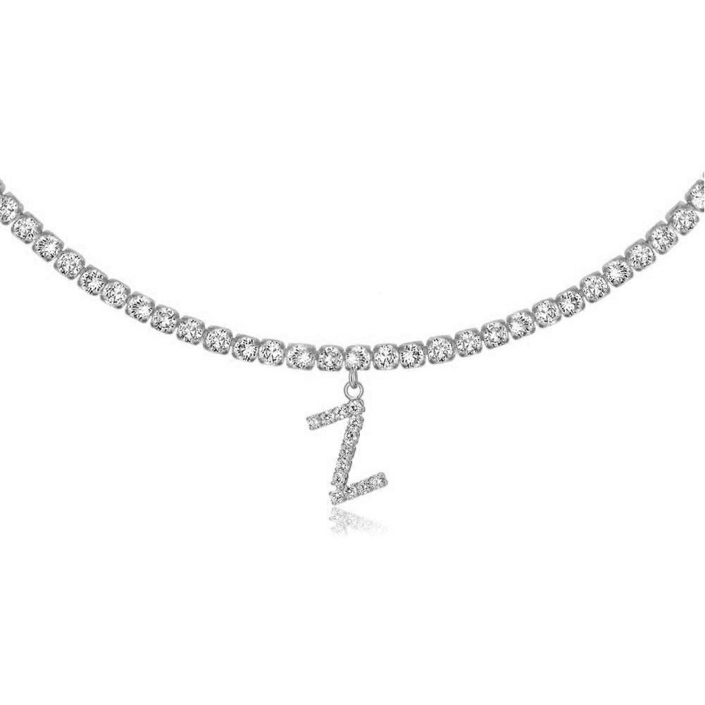 Collier Lettres en Diamant