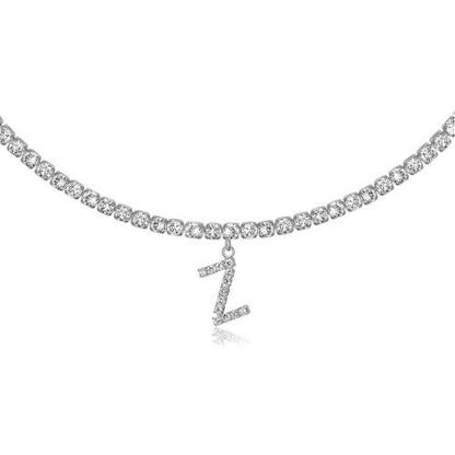 Collier Lettres en Diamant