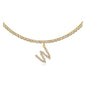 Collier Lettres en Diamant