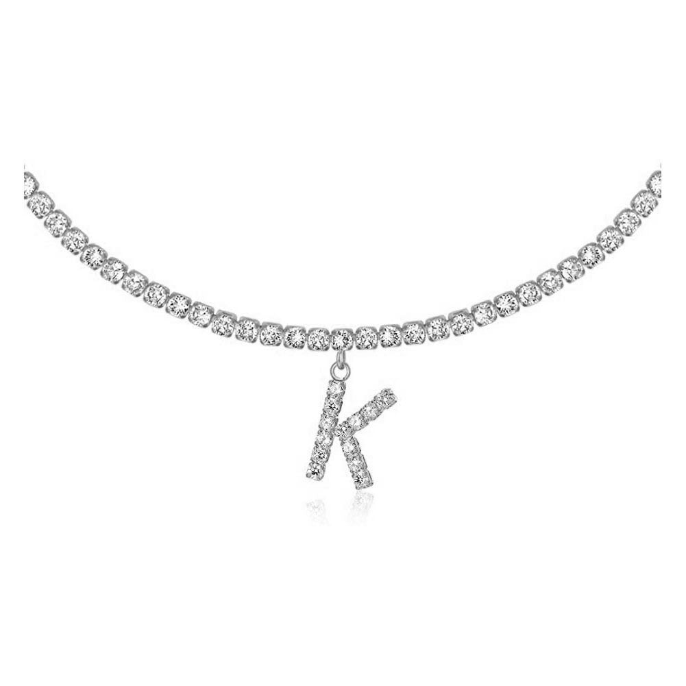 Collier Lettres en Diamant