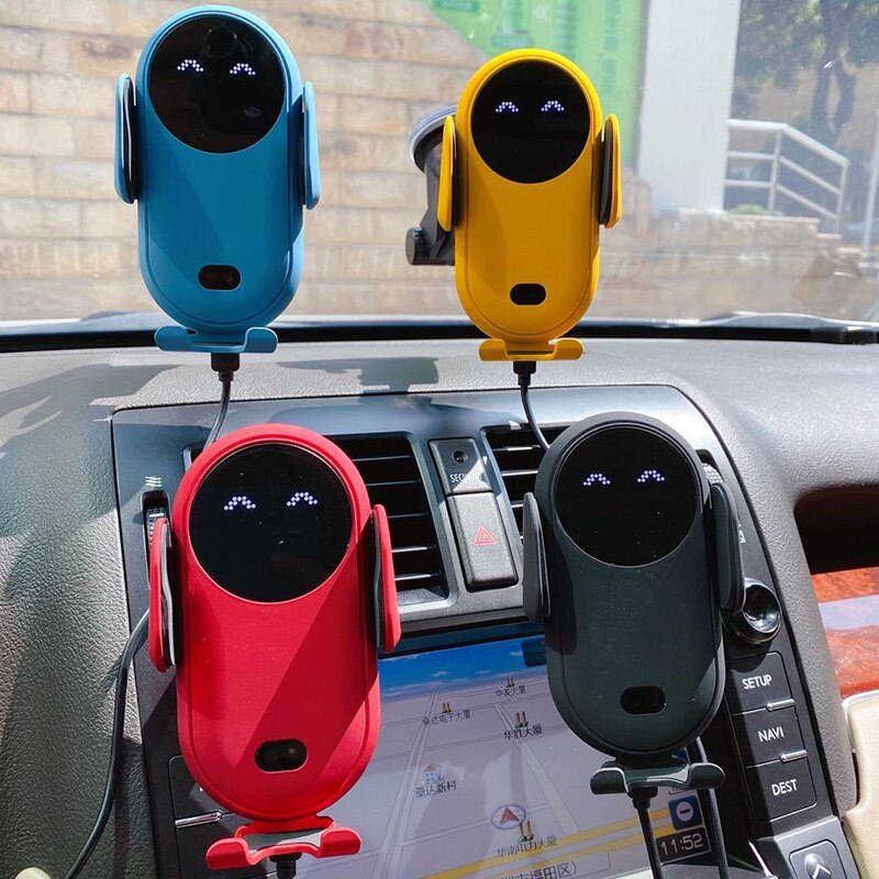 Chargeur Sans Fil Voiture  – Support Téléphone Automatique