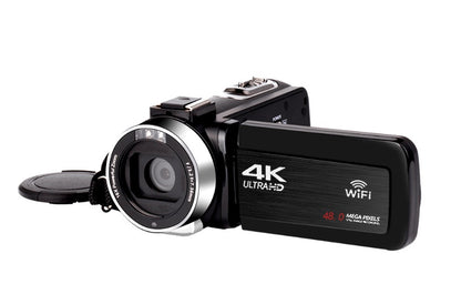 كاميرا رقمية بدقة 4K مع شاشة تعمل باللمس مقاس 3.0 بوصة وشبكة Wi-Fi