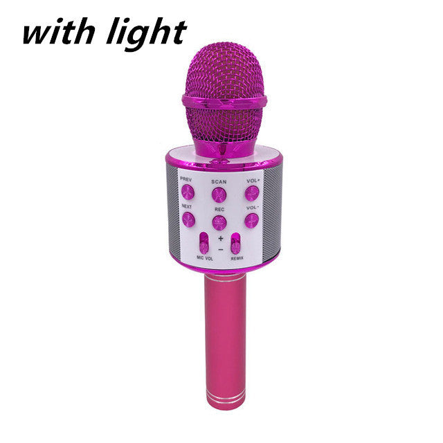 Microphone Sans Fil Bluetooth – Karaoké & Enceinte Intégrée !