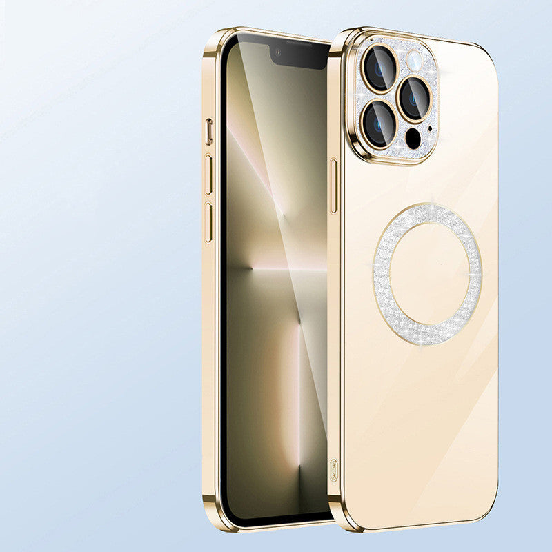 Coque Téléphone Luxe avec Anneau Diamanté