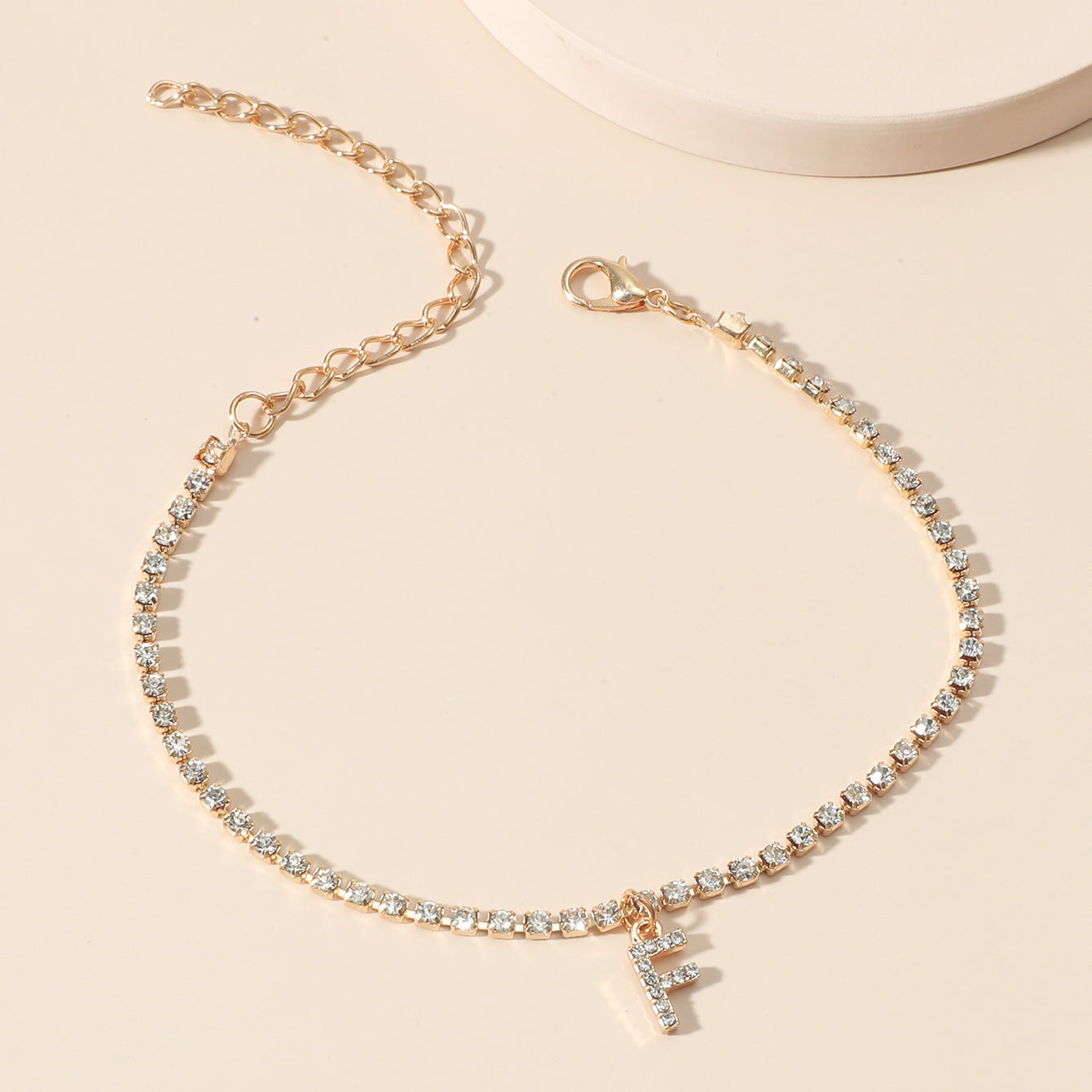 Hip-Hop Letter Anklet - Jewelry