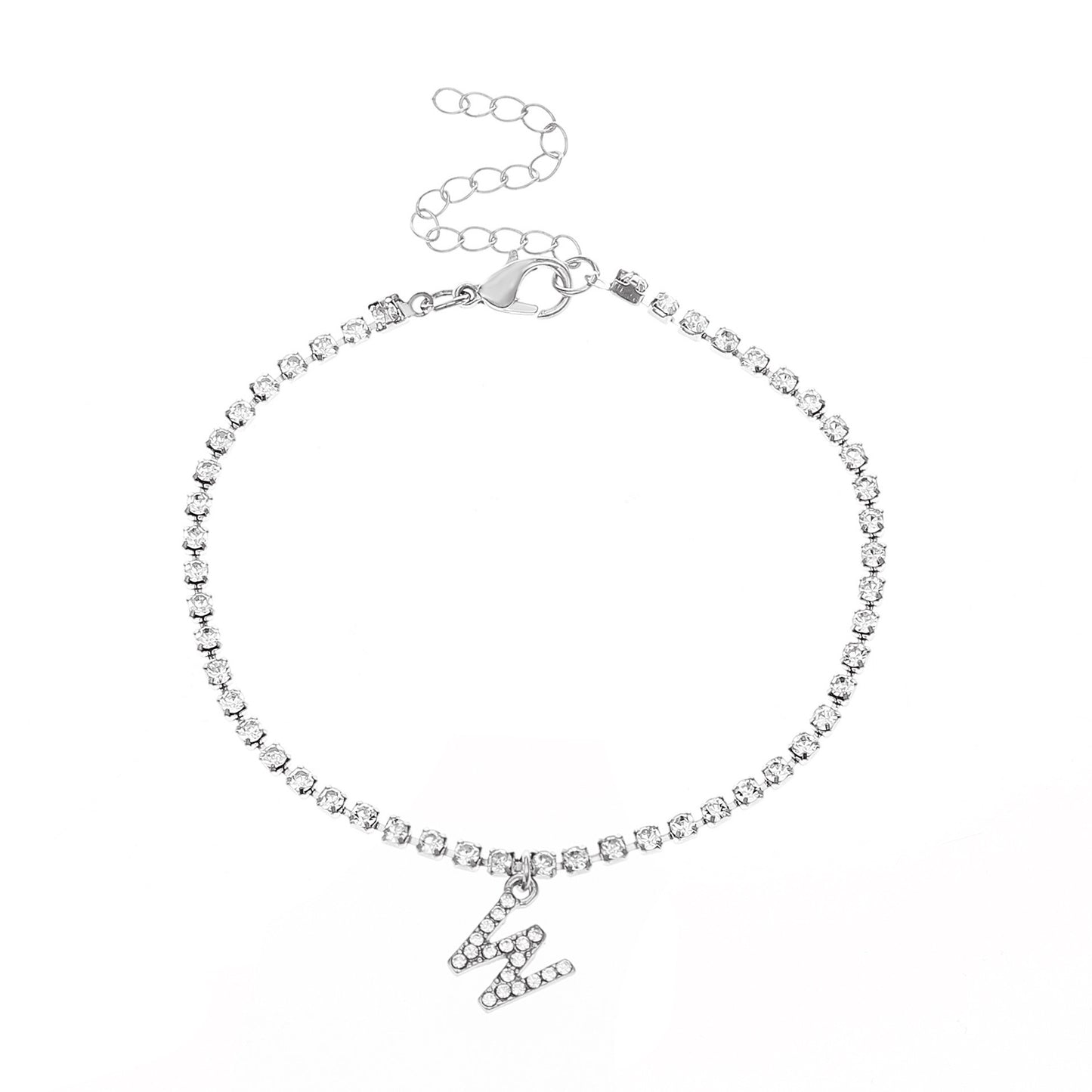 Hip-Hop Letter Anklet - Jewelry