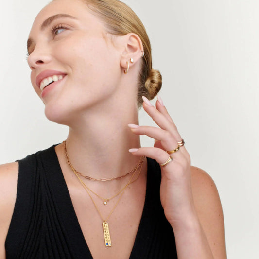 Personalized Vertical Necklace – Perfect Gift