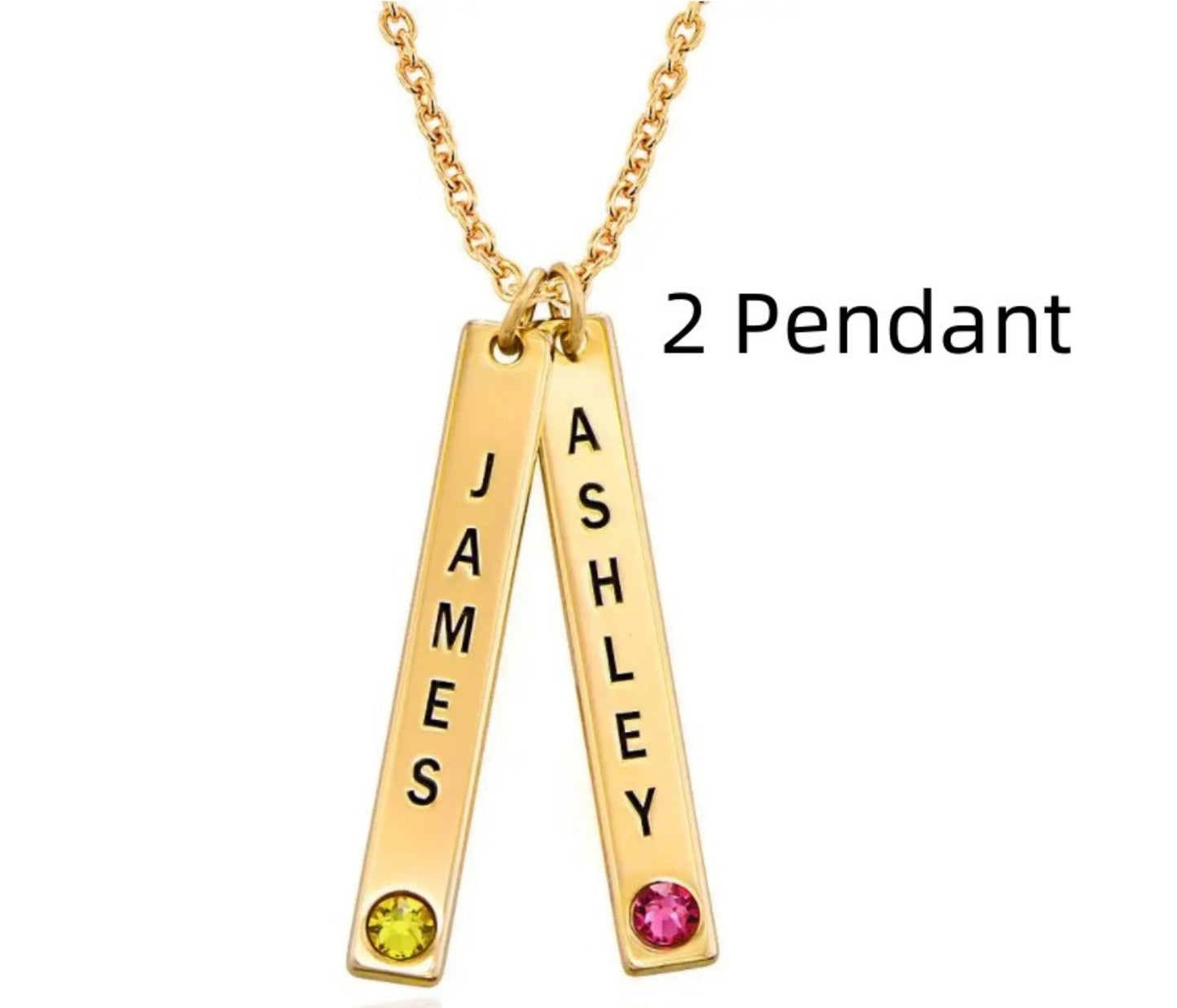 Collier Vertical Personnalisé – Cadeau Parfait