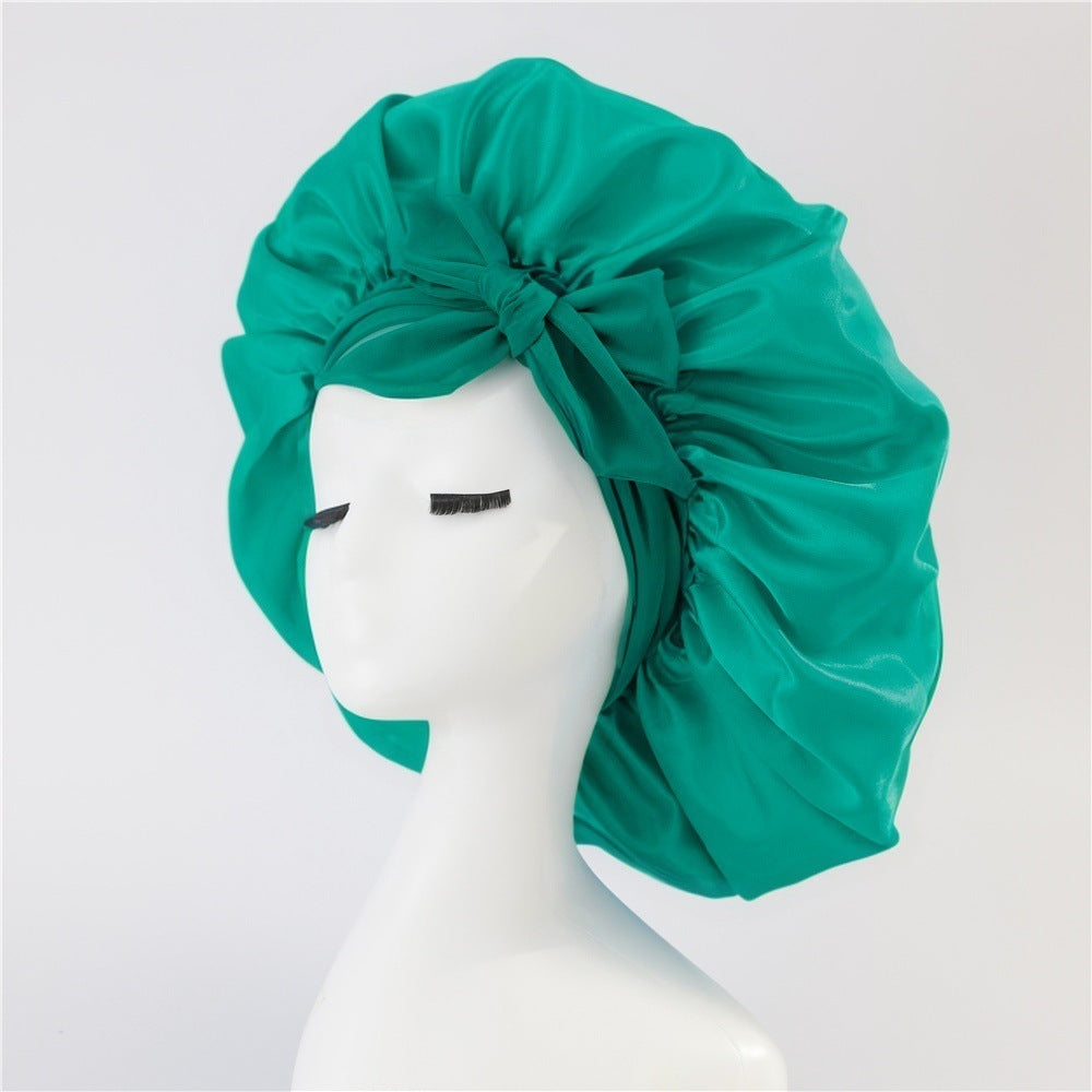 Bonnet en Satin pour  Protection des Cheveux Bouclés