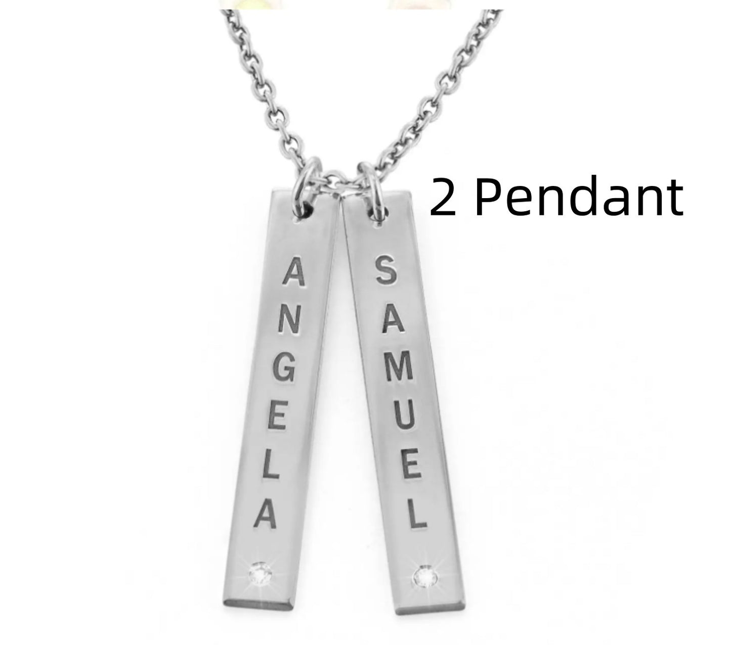 Collier Vertical Personnalisé – Cadeau Parfait