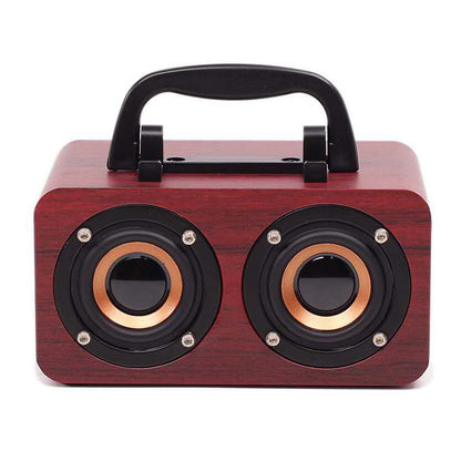 Portable Wooden Bluetooth Speaker – Natural Sound