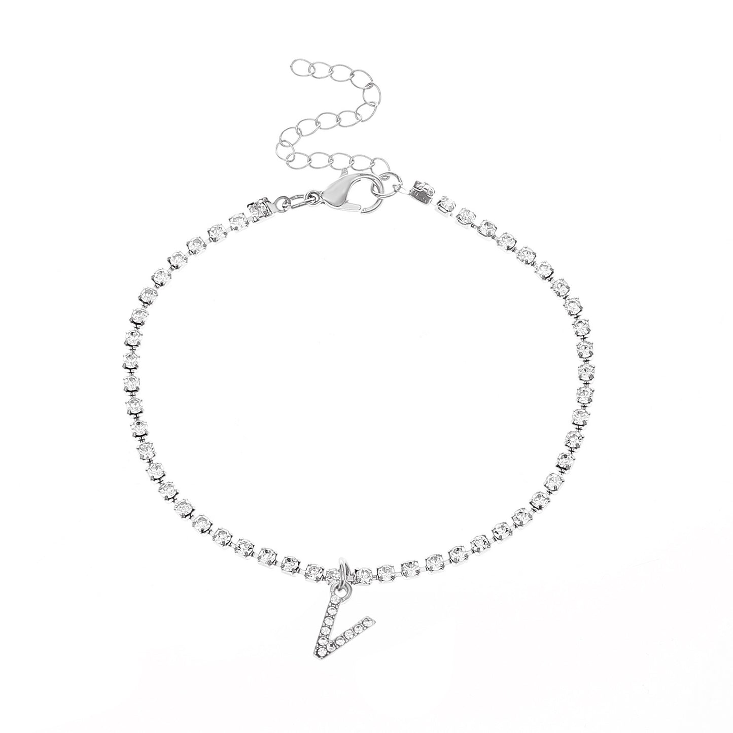 Hip-Hop Letter Anklet - Jewelry