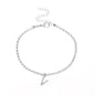 Hip-Hop Letter Anklet - Jewelry