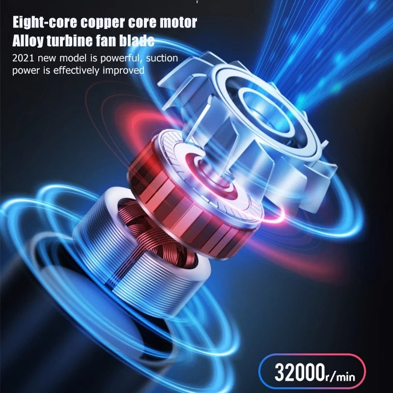 Cordless Car Vacuum Cleaner – Rechargeable &amp; Ultra-Powerful