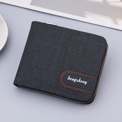 Portefeuille Homme en Toile – Compact
