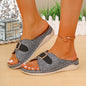 Sandales Compensées à Boucle – Confort & Style