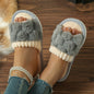 Chaussons Douillets avec Nœud – Confort & Élégance