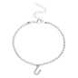 Hip-Hop Letter Anklet - Jewelry