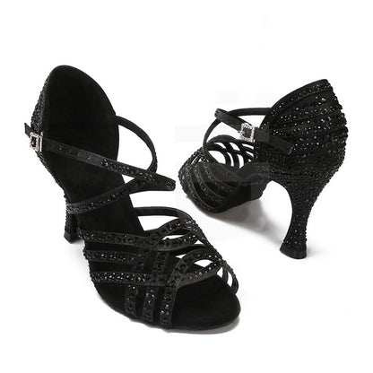 Sandales à Talons Hauts avec Strass