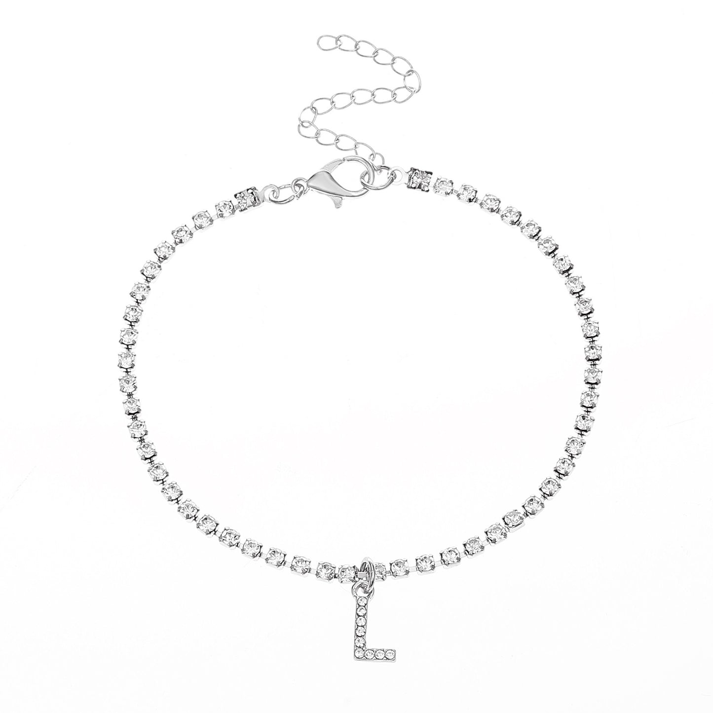 Hip-Hop Letter Anklet - Jewelry