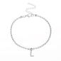Hip-Hop Letter Anklet - Jewelry