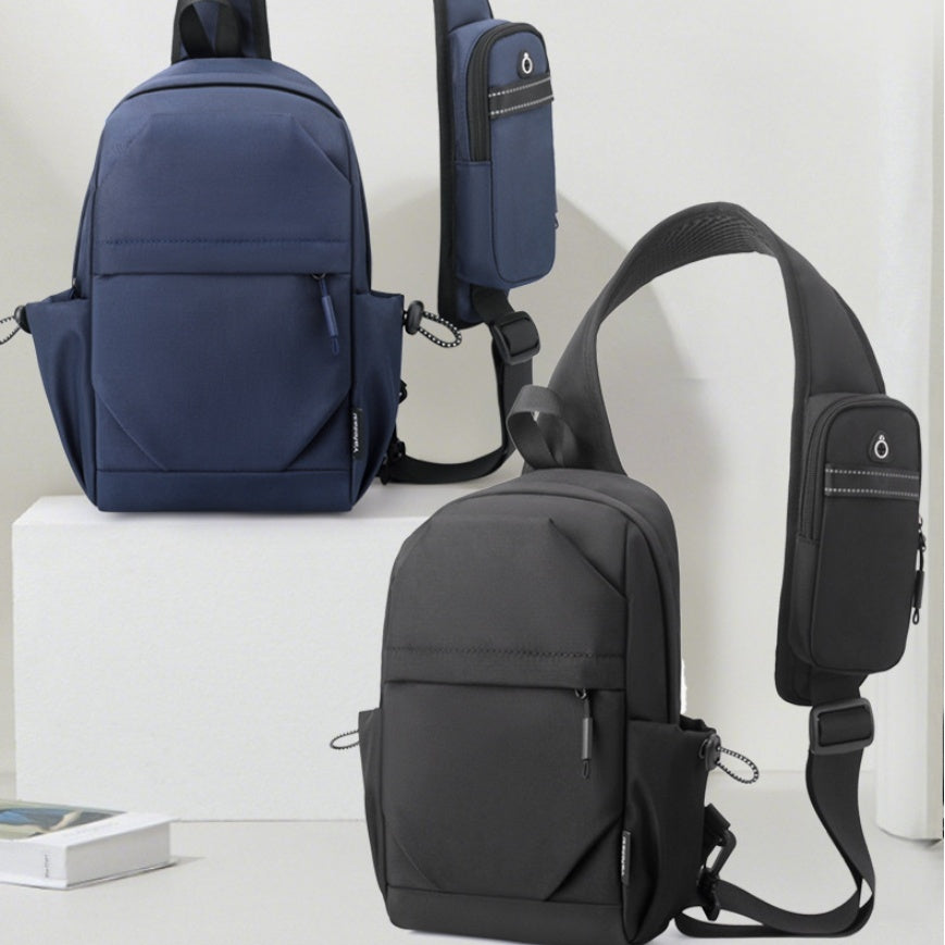 Fabric backpack Shoulder bag