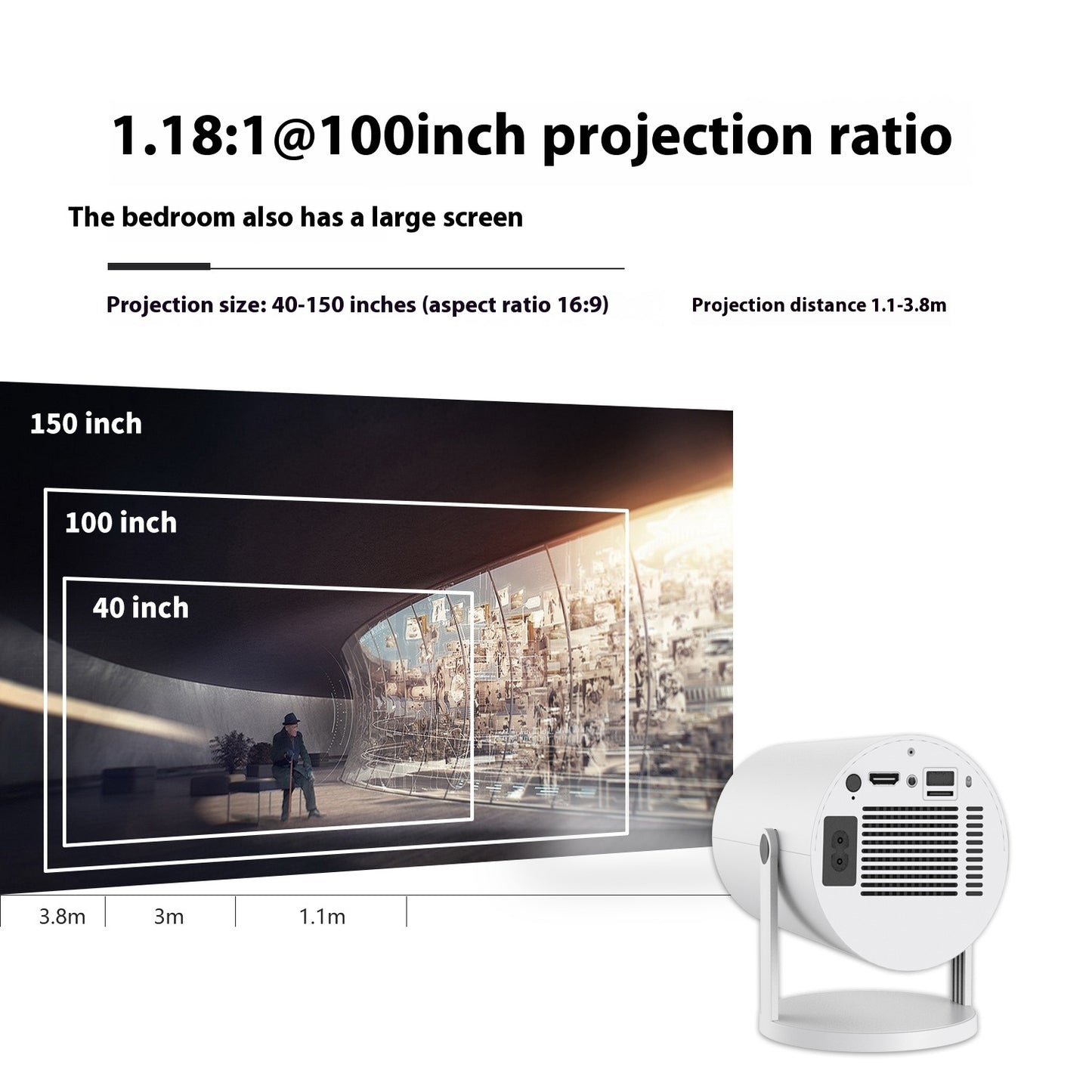 Mini Projecteur Portable – Expérience Cinéma à Domicile