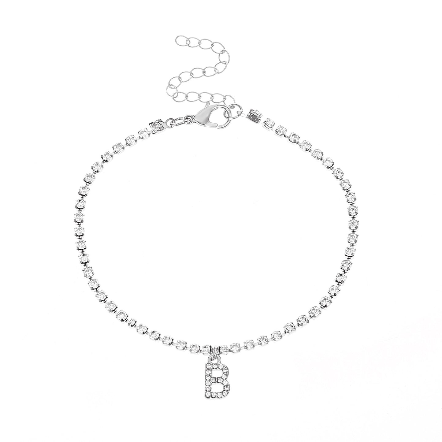 Hip-Hop Letter Anklet - Jewelry