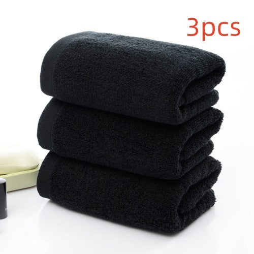 Serviette en Coton Noir